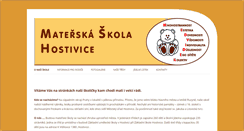Desktop Screenshot of ms.hostivice.cz